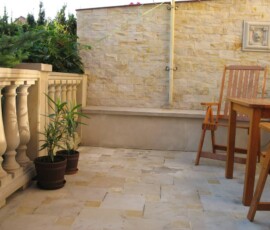 sandstein im garten