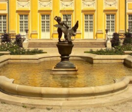 sandstone fountain